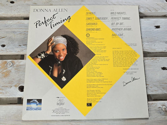 Donna Allen - Perfect Timing LP 12" Vinyle 1986