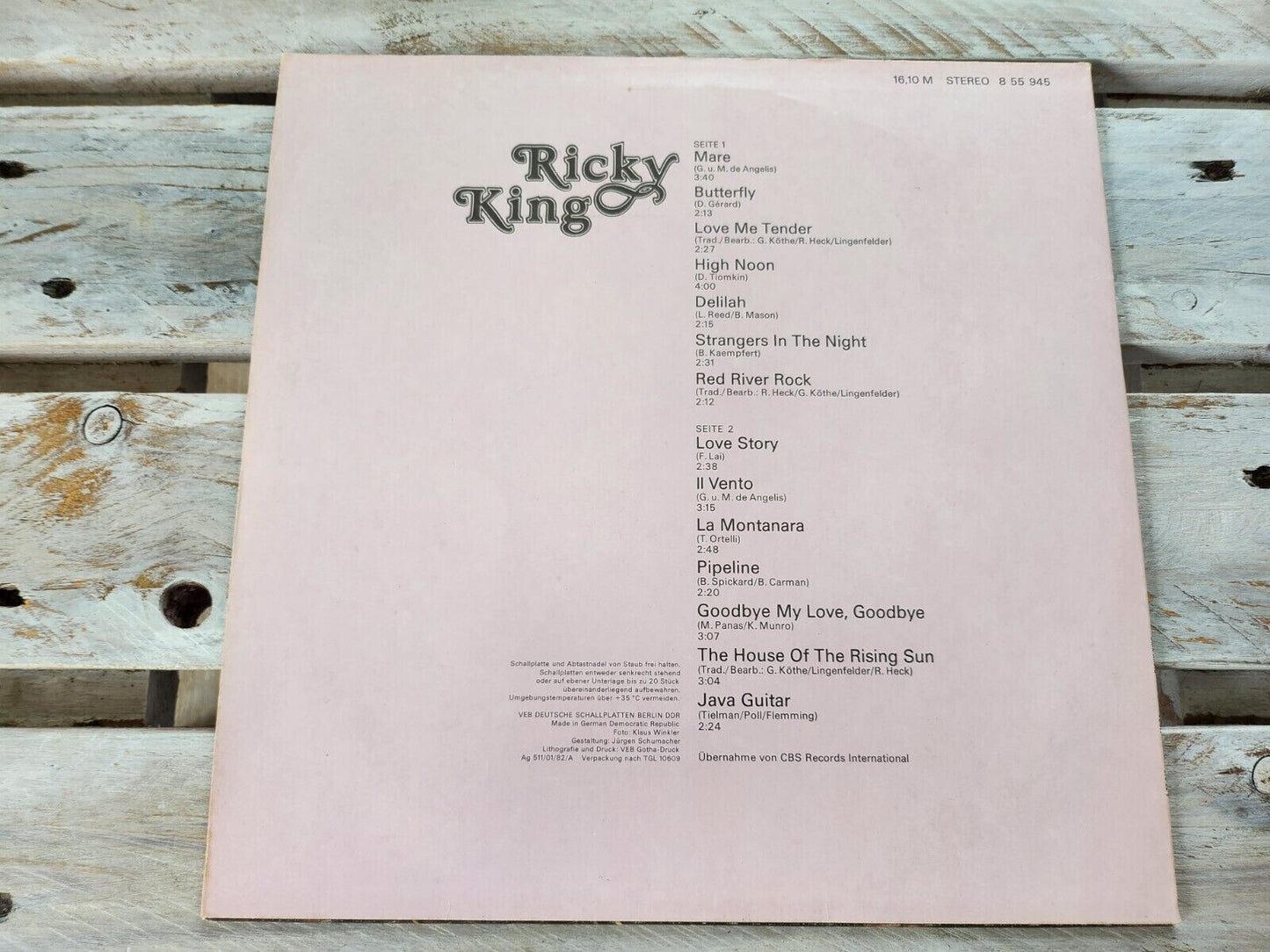 Ricky King - Album 12" LP Vinyl Amiga