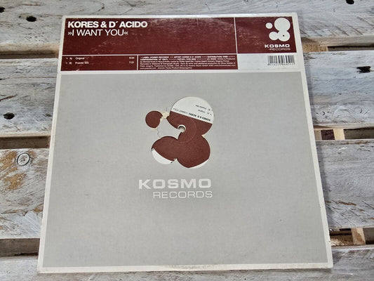 Cores & Nico D'Acido - I Want You 12" Maxi Vinyl 2003