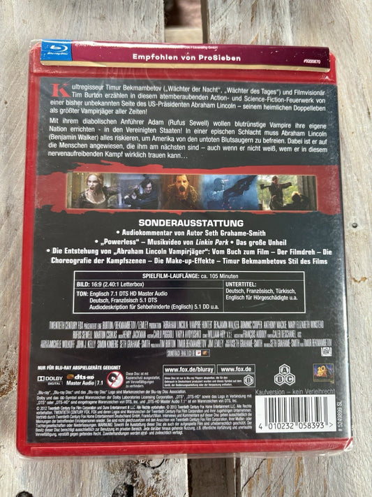 Abraham Lincoln - Vampirjäger (Blu Ray) NEU & OVP