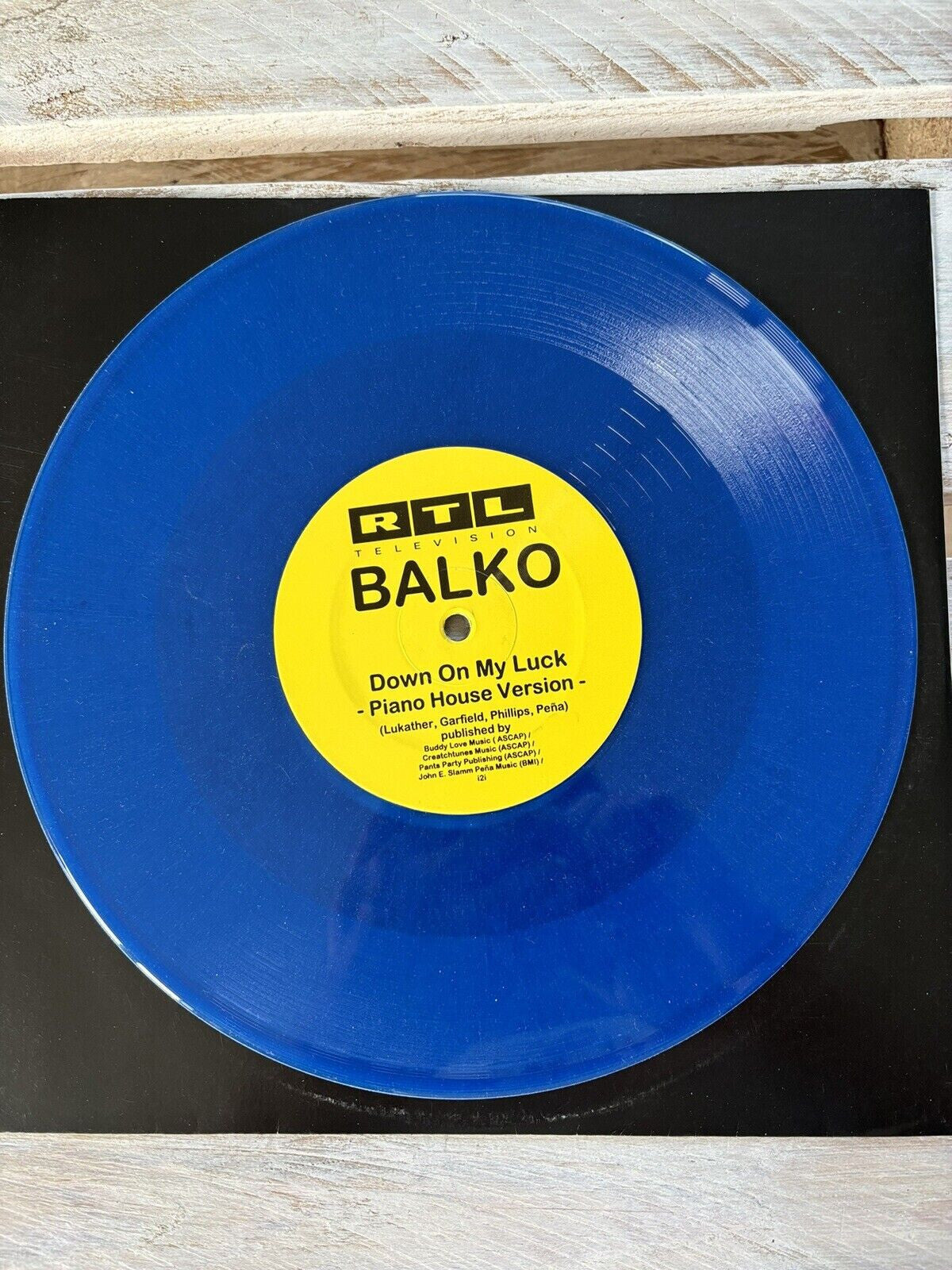 Lukather, Garfield - Balko - Down On My Luck Maxi Blue Vinyl