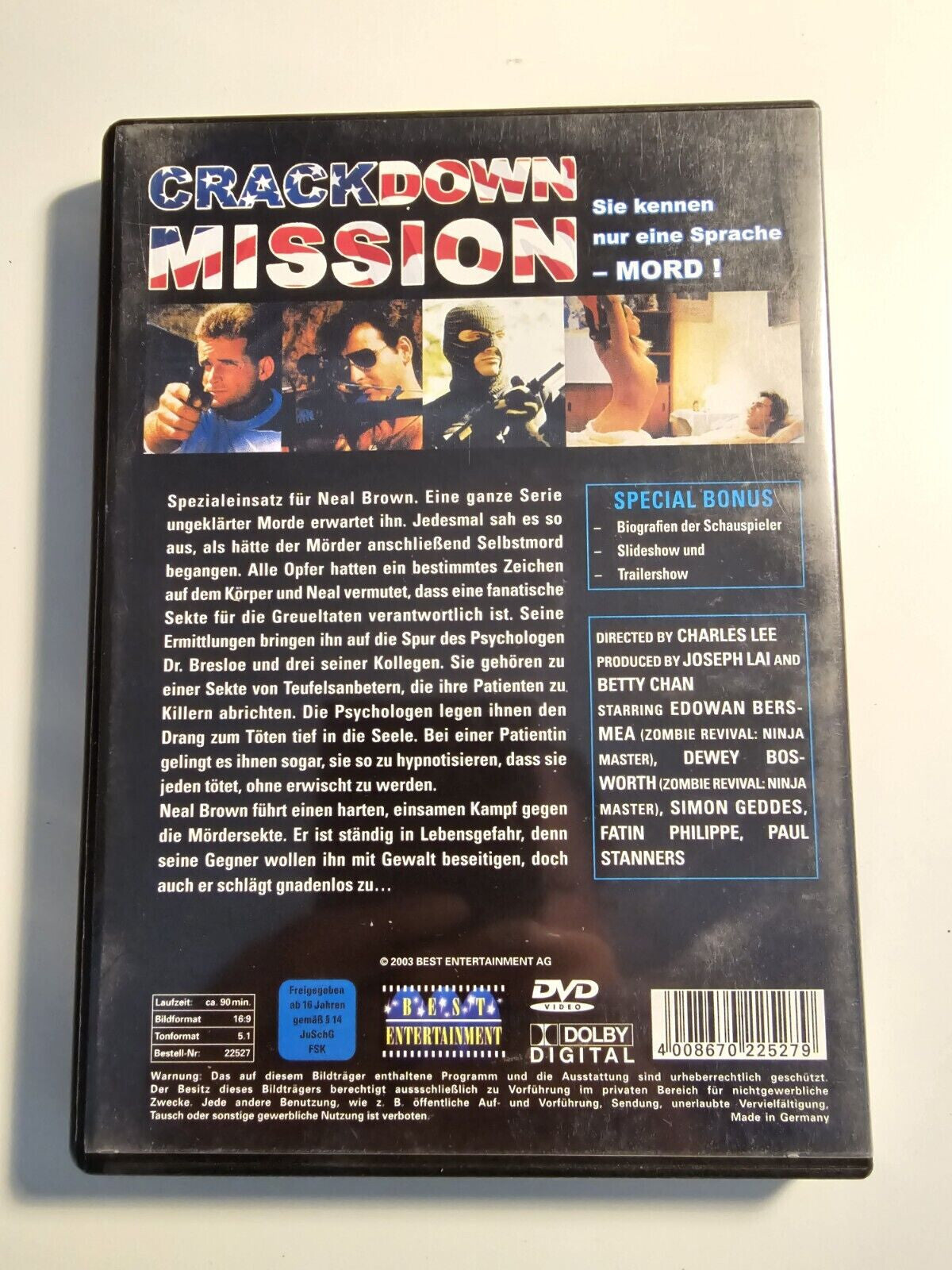 Mission de répression par Charles Lee | DVD | Edowan Bersmea