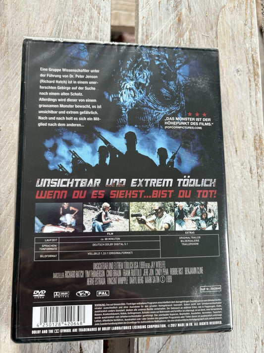Unsichtbar und extrem tödlich - Wenn Du es siehst ... bist Du tot DVD Neu & OVP