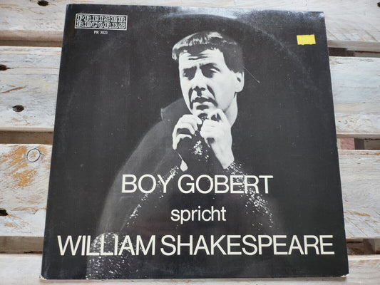 Boy Gobert spricht William Shakespeare 12" LP Vinyl 1964