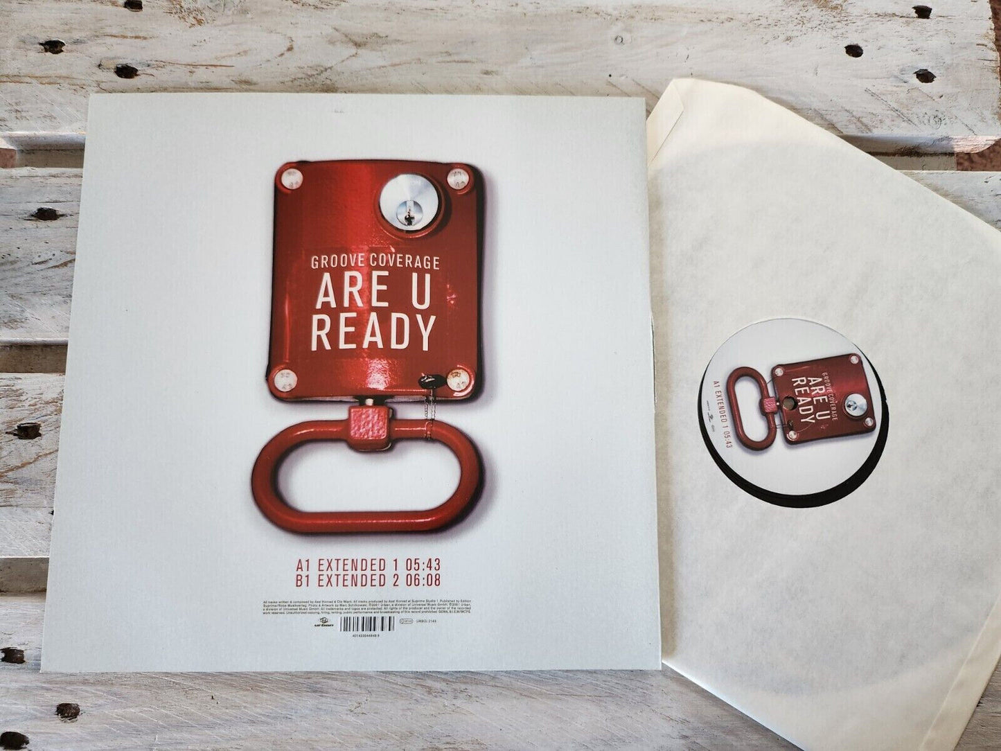 Groove Coverage - Are U Ready 12" Vinyl 2001 Urban