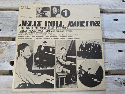 Jelly Roll Morton - The Saga of Mister Jelly Lord Vol 1 12" LP VInyl 1973