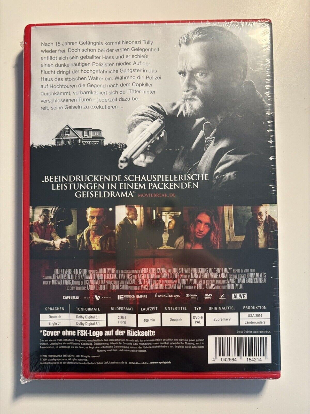 Supremacy - Danny Glover DVD FSK16 Neuf et Emballage d'Origine