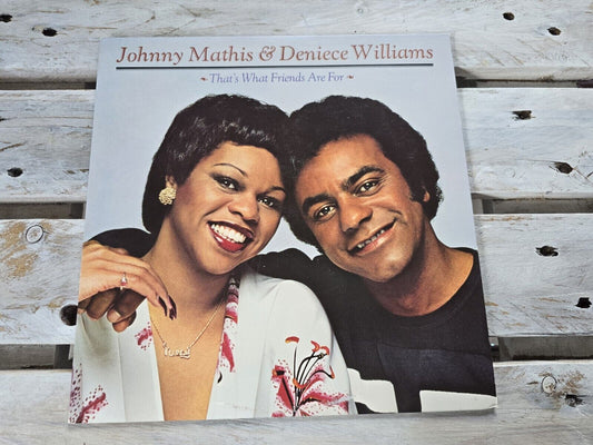Johnny Mathis & Deniece Williams - Thats What Friends Are For 12" LP Vinyl