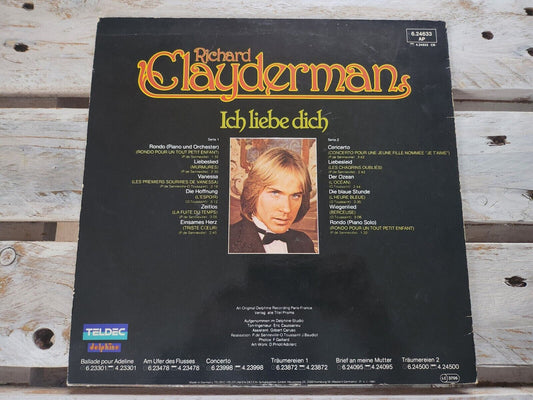 Richard Clayderman - Ich liebe dich 12" LP Vinyl 1981