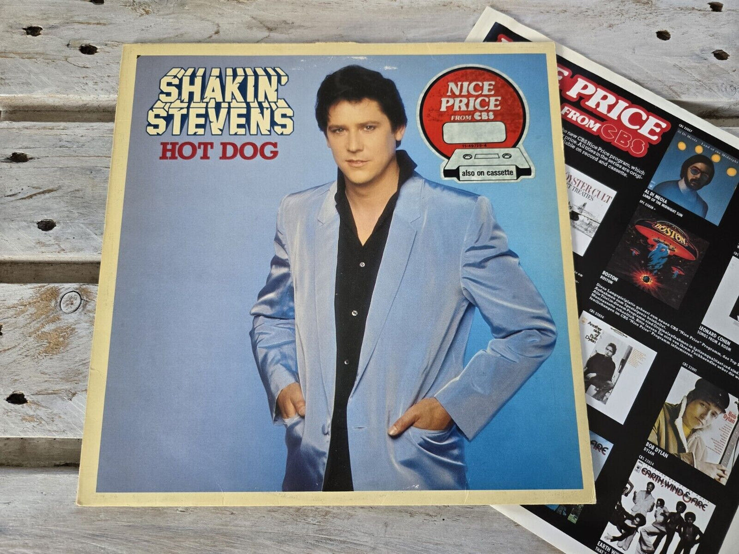 Shakin Stevens - Hot Dog 12" LP Vinyl 1982
