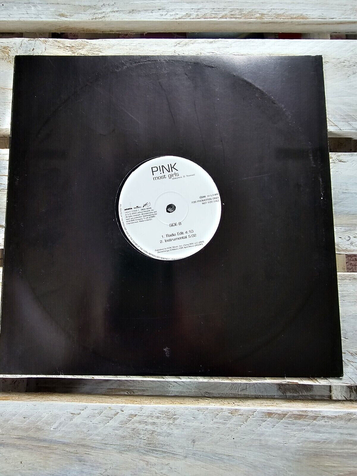 PINK Most Girls PROMO 12" (2000 Arista 74321 779581) Rare Promo 12"