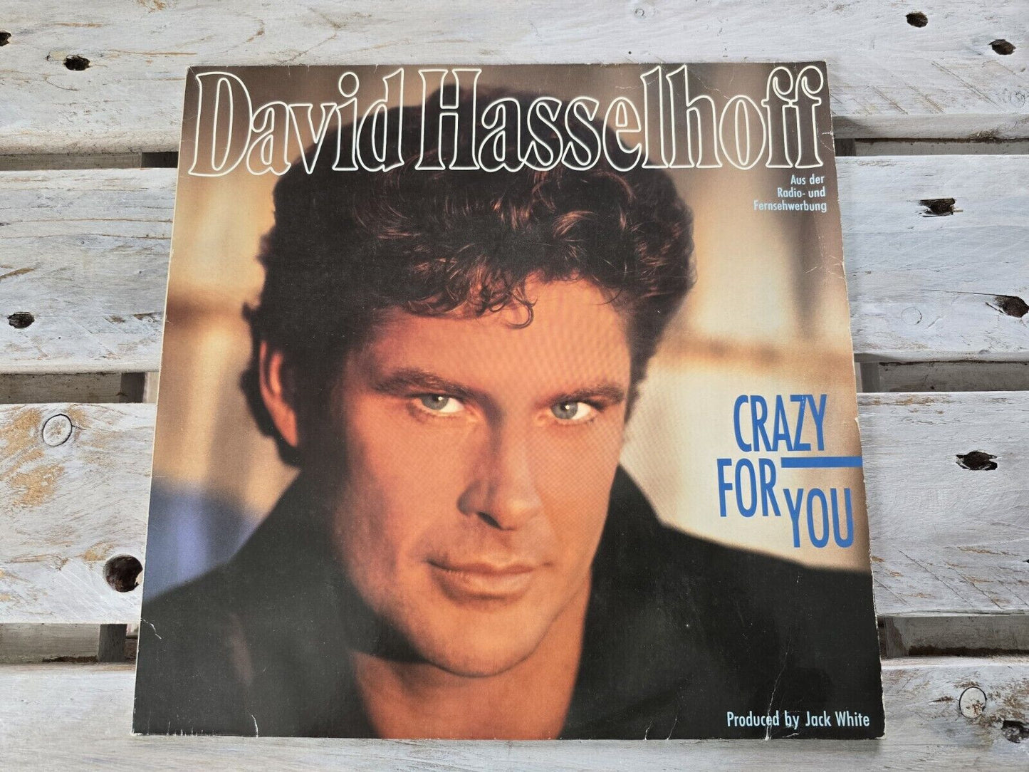 David Hasselhoff - Crazy For You 12" LP Vinyl 1990