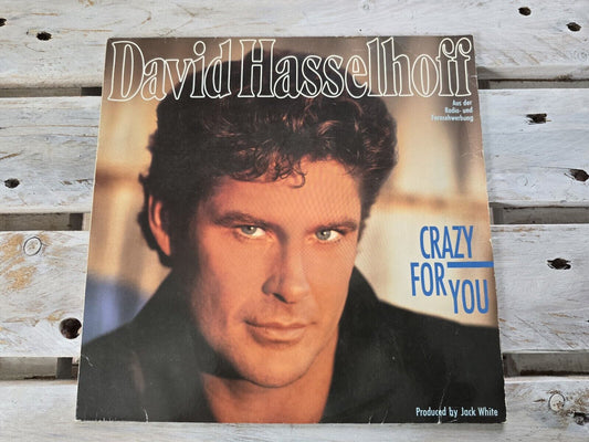 David Hasselhoff - Crazy For You 12" LP Vinyl 1990