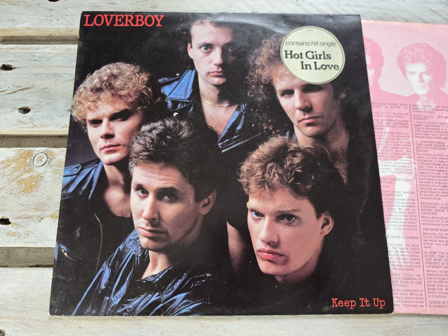 Loverboy - Keep It Up (Incl. Beilage) 12" LP Vinyl 1983