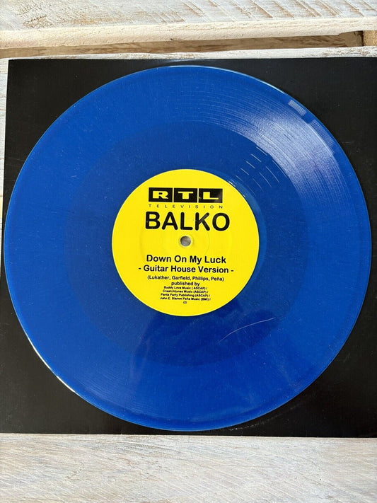 Lukather, Garfield - Balko - Down On My Luck Maxi Blue Vinyl