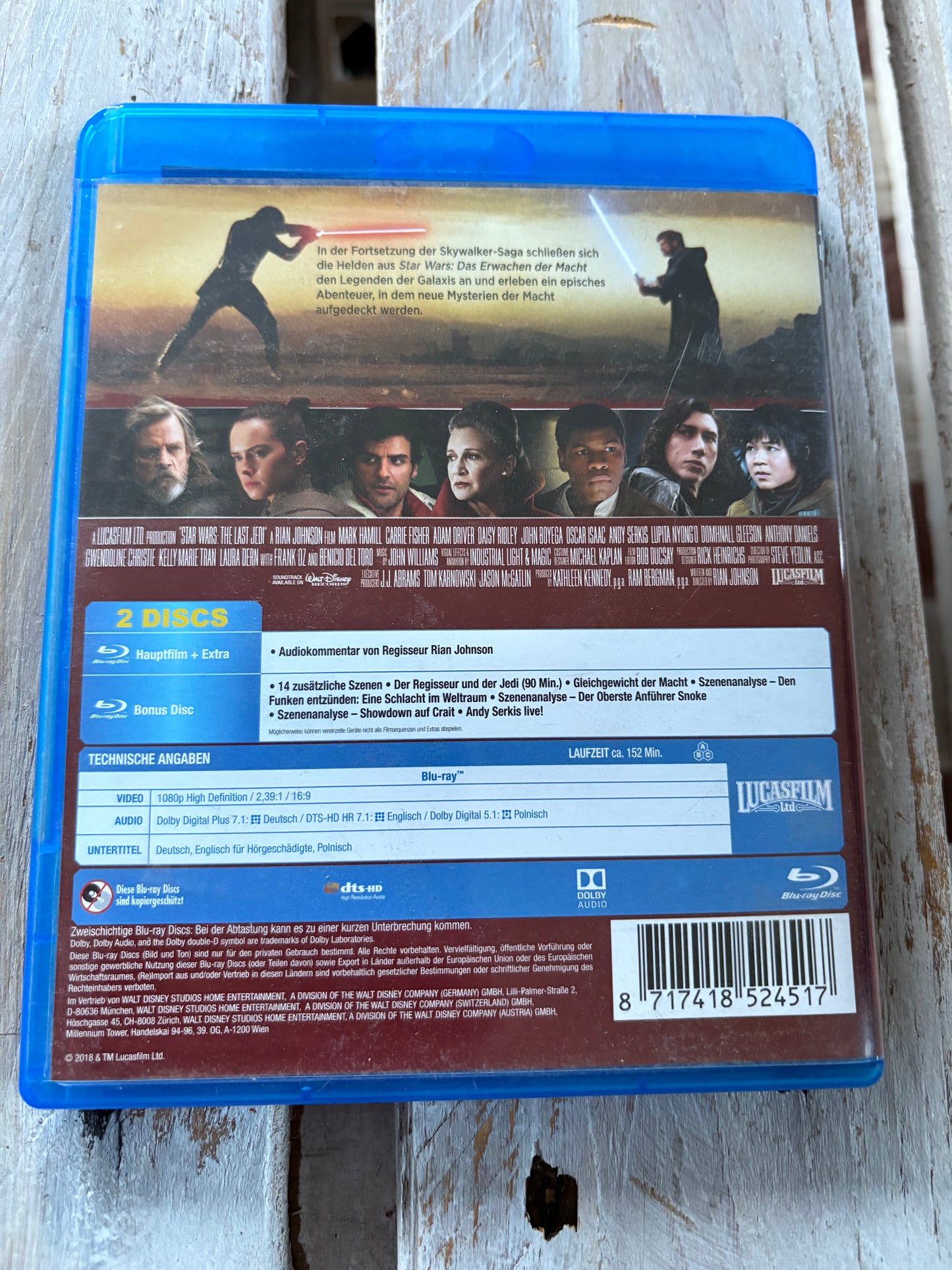 Star Wars: Die letzten Jedi [Blu-ray]