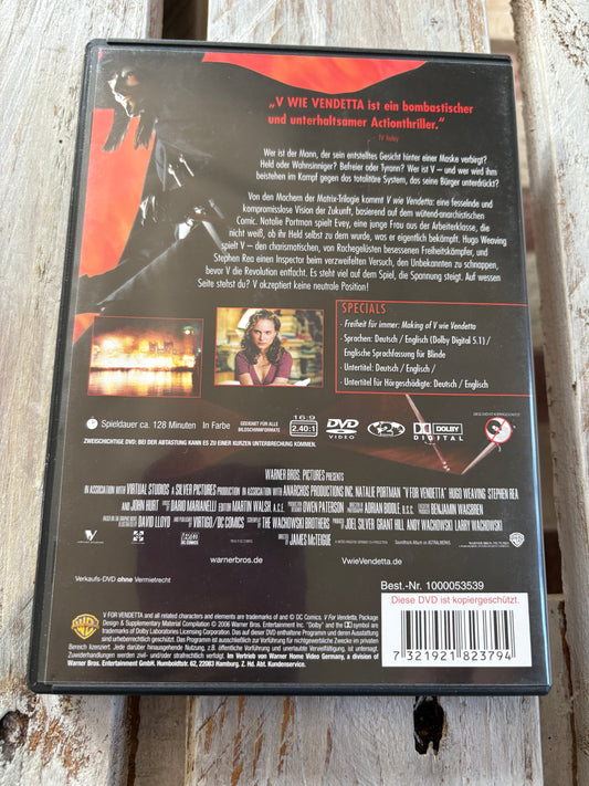 V wie Vendetta DVD