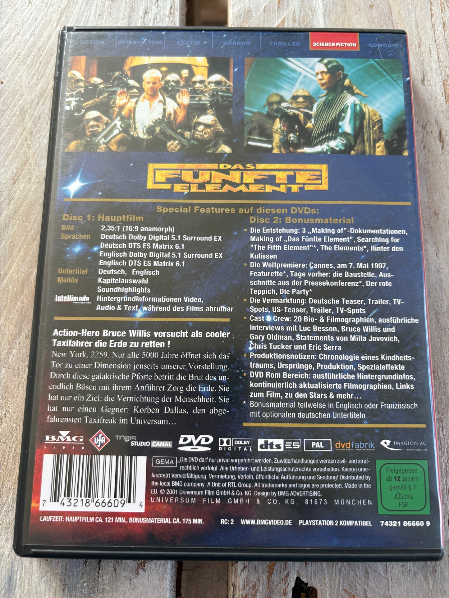 Das fünfte Element - Remastered Deluxe Edition [2 DVDs]