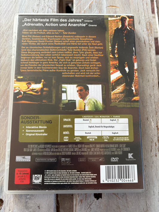 Fight Club DVD FSK 18