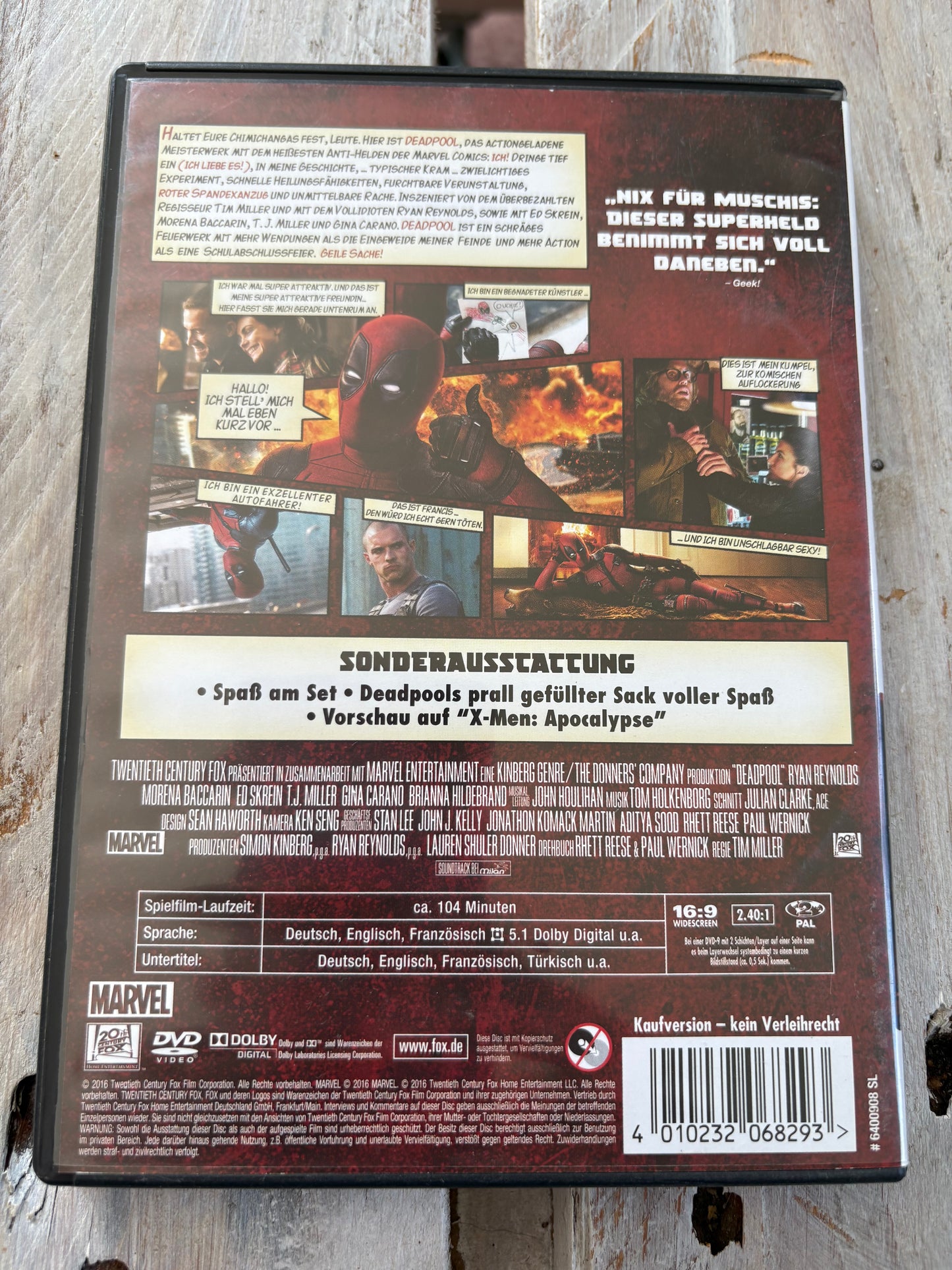 Deadpool [DVD]