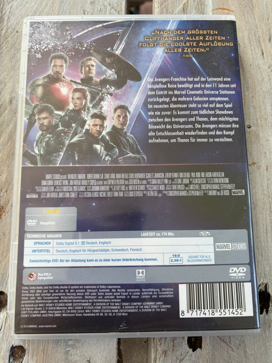 Avengers: Endgame DVD