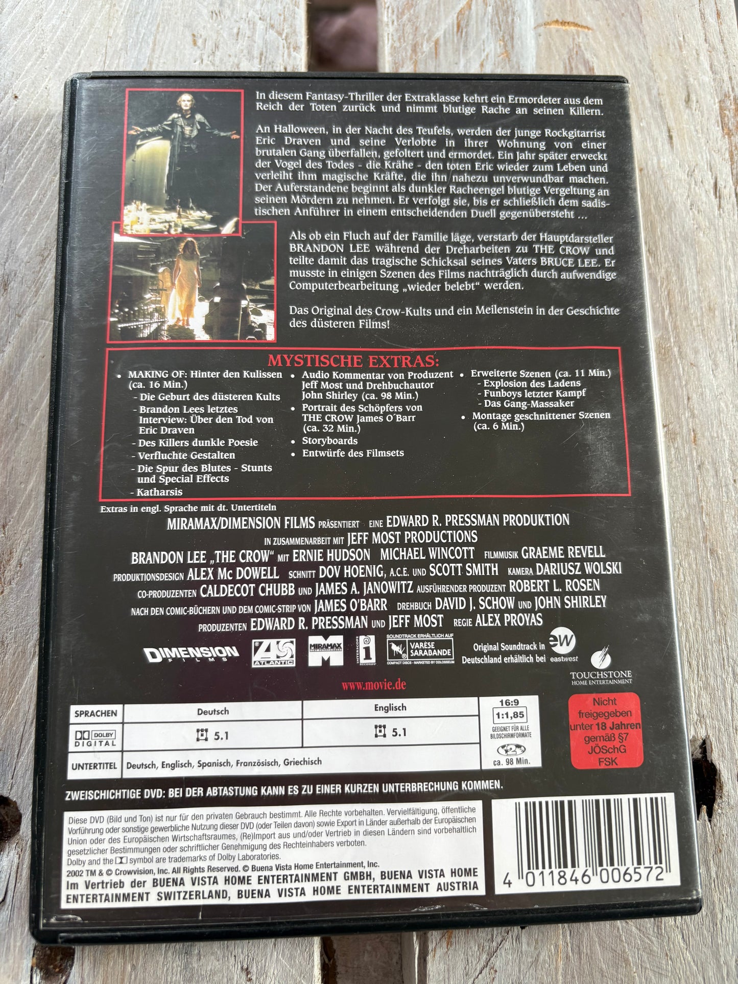 The Crow - Die Krähe [Special Edition] DVD