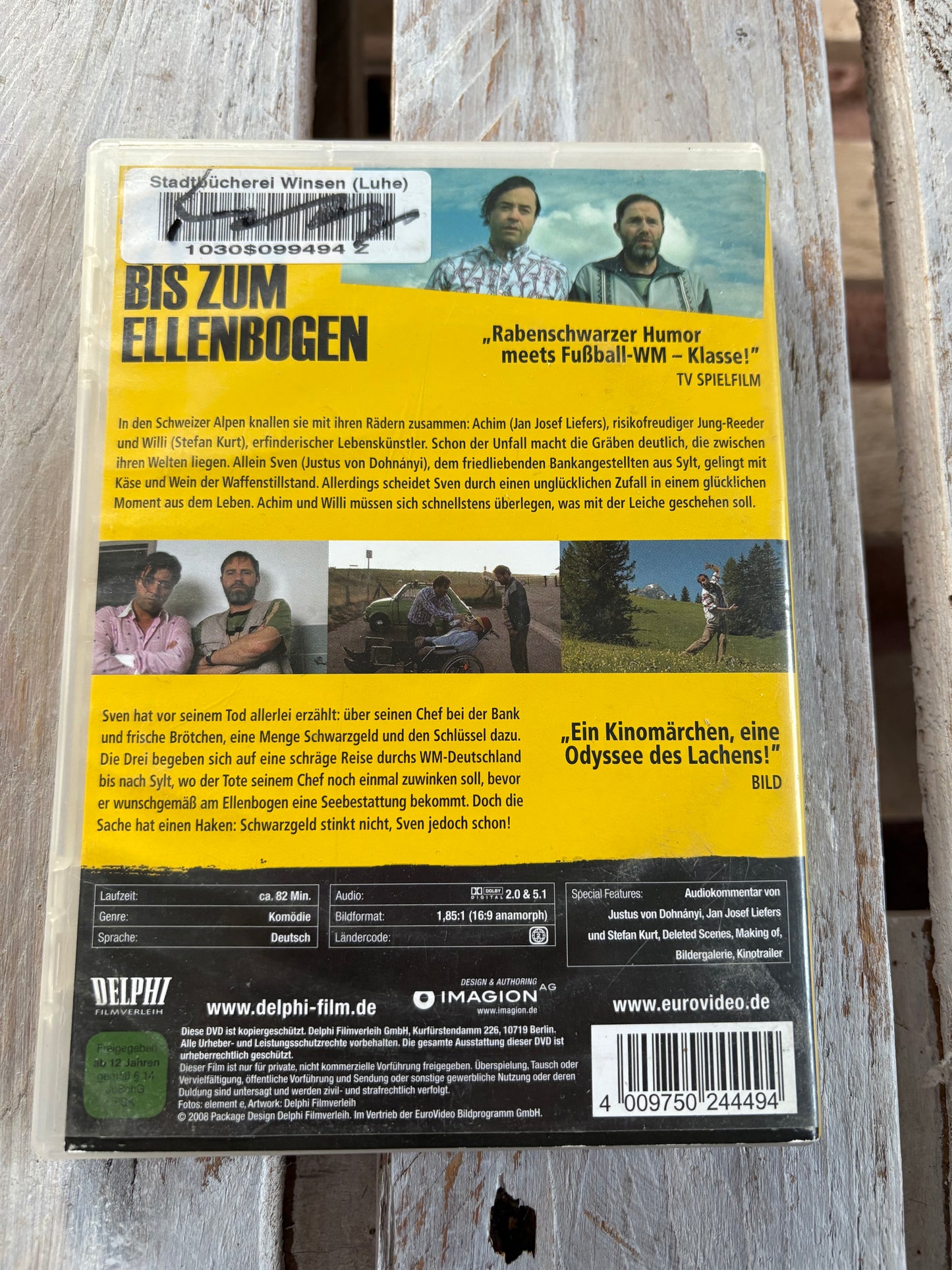 Bis zum Ellenbogen DVD
