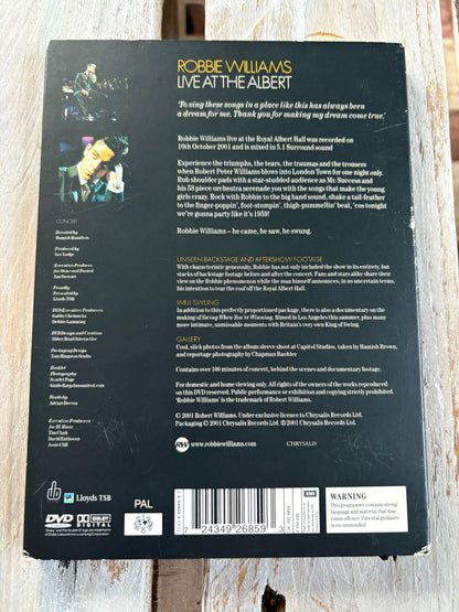 Robbie Williams - Live At The Albert DVD