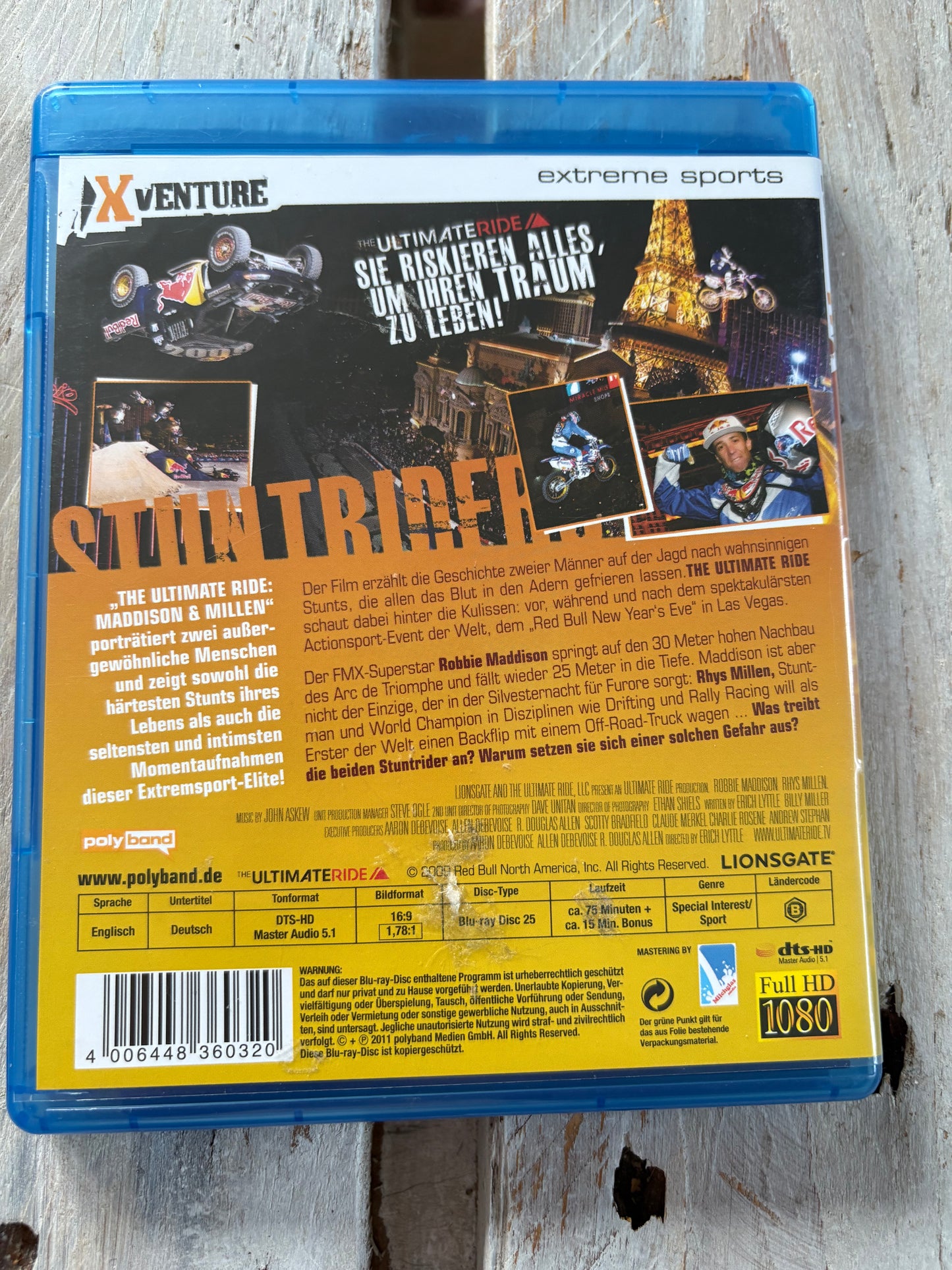 The Ultimate Ride: Maddison & Millen [Blu-ray]