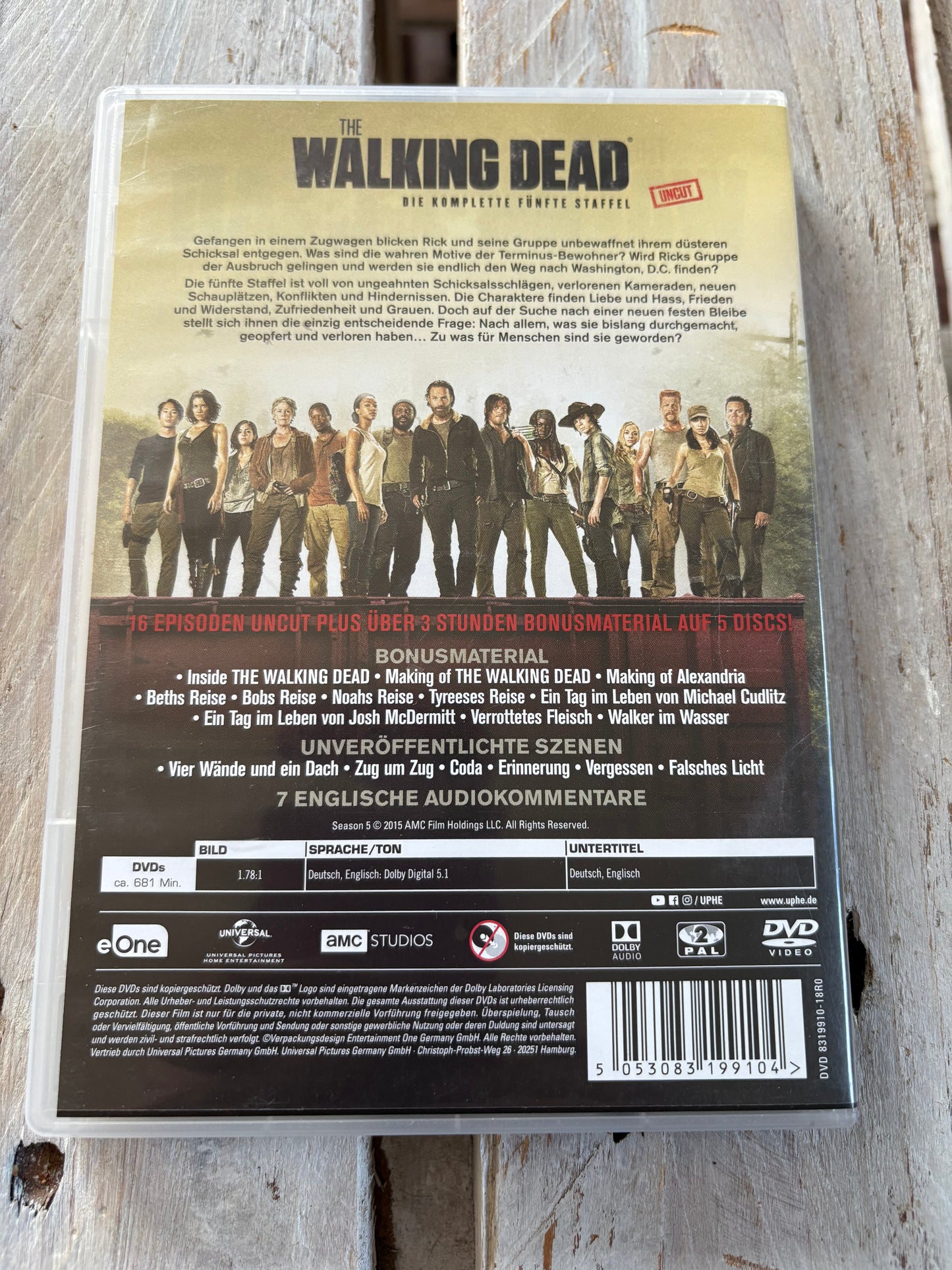 The Walking Dead - Staffel 5 - Uncut [5 DVDs]