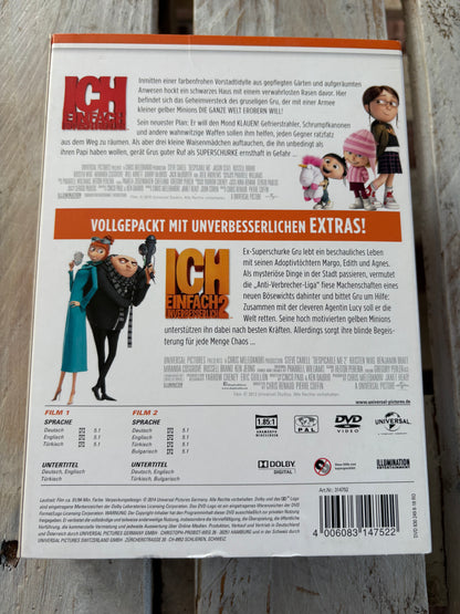 Ich Einfach Unverbesserlich 1 & 2 + 6 Mini Movies | DVD