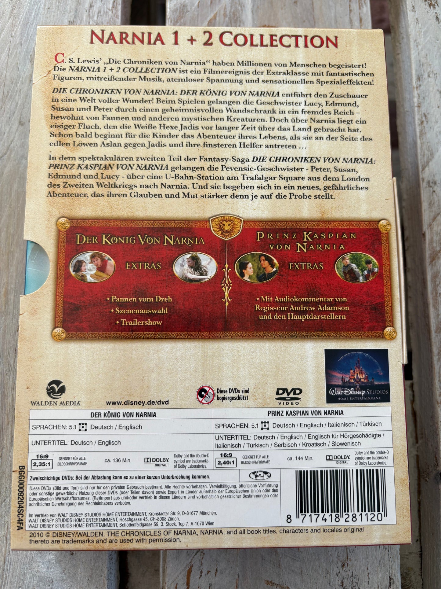 Die Chroniken von Narnia 1+2 - 2 Movie Collector's Set [2 DVDs]