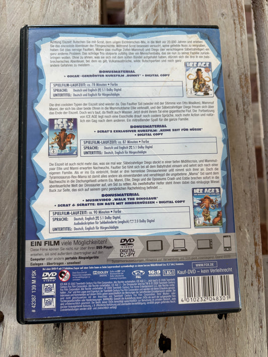Ice Age 1, 2 & 3 (3 DVDs)