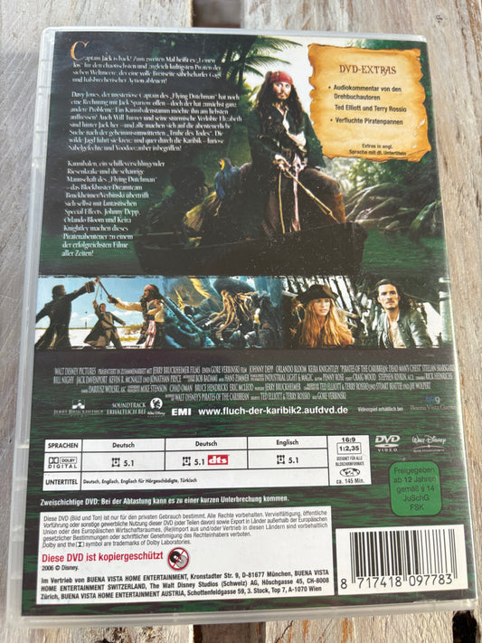 Pirates of the Caribbean - Fluch der Karibik 2 (Einzel-DVD)