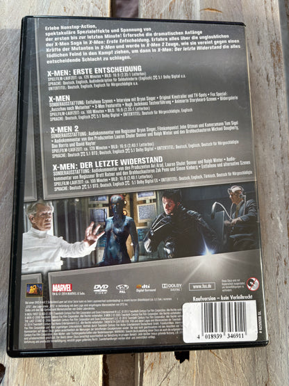 X-Men Movies Collection 4 DVD X-Men,  X-Men 2, X-Men 3, X-Men Erste Entscheidung