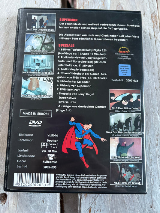 SUPERMAN - Kultcomic - 40er Jahre Animation Fleischer - Kult (DVD-RC-2 )