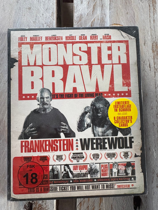 Monster Brawl - limitierte Erstauflage im Schuber inkl. 8 Charakter Collectors Cards FSK18 Neu & OVP
