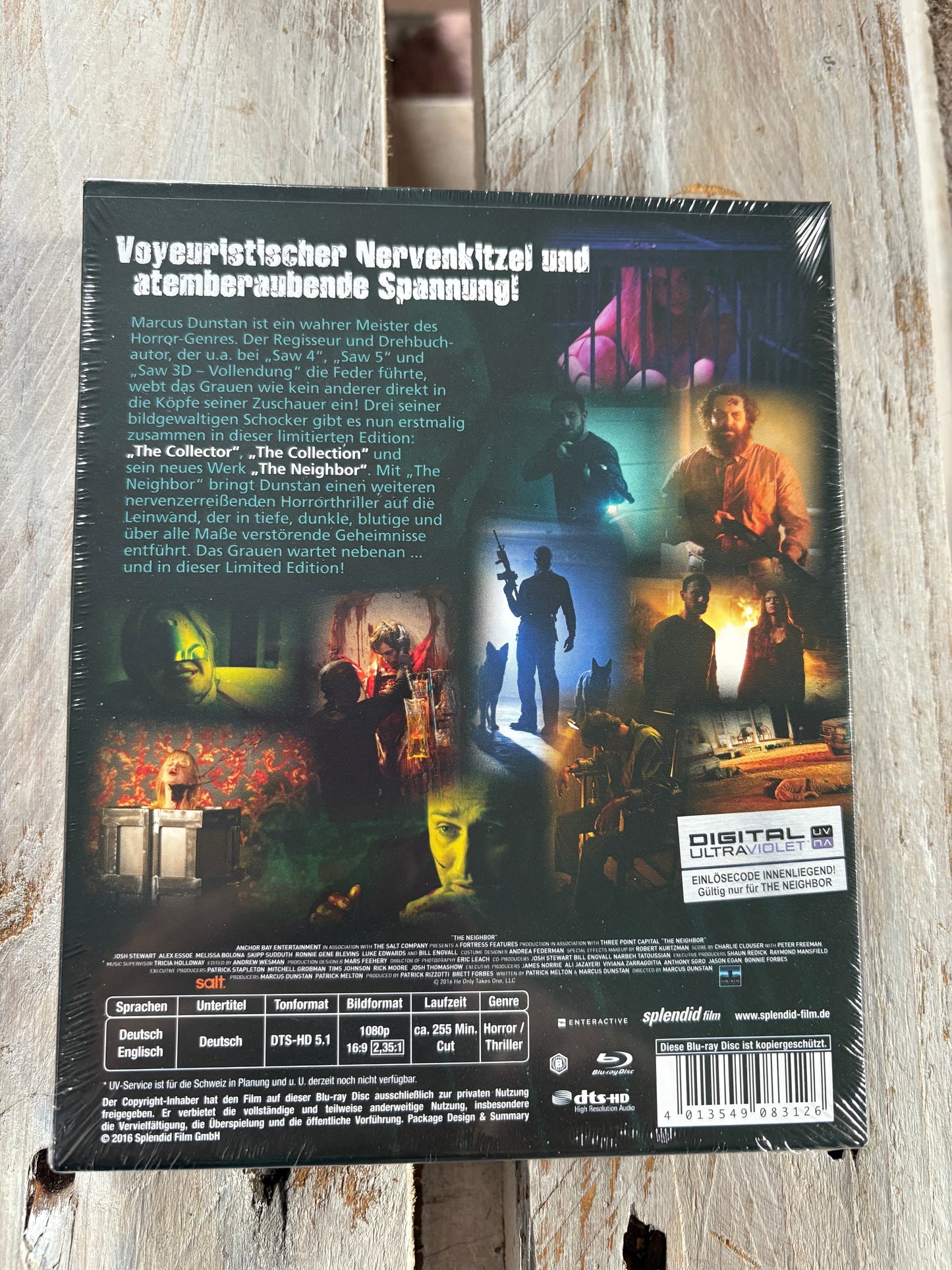 The Neighbor - Das Grauen wartet nebenan (inkl. "The Collector" und "The Collection") [Blu-ray] [Limited Edition] FSK18 Neu & OVP