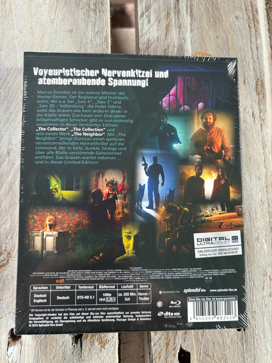 The Neighbor - Das Grauen wartet nebenan (inkl. "The Collector" und "The Collection") [Blu-ray] [Limited Edition] FSK18 Neu & OVP