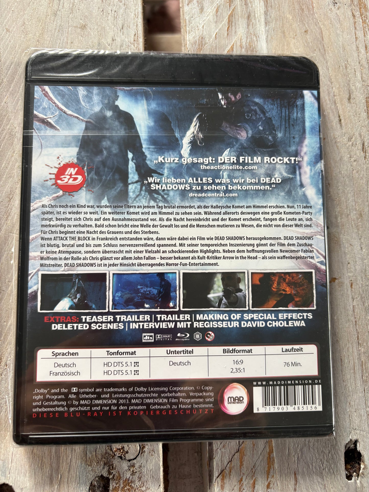 Dead Shadows (Uncut Edition) (+ Blu-ray) [Blu-ray 3D] FSK18 Neu & OVP