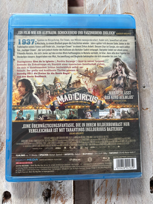 Mad Circus - Eine Ballade von Liebe und Tod [Blu-ray] FSK18 Neu & OVP