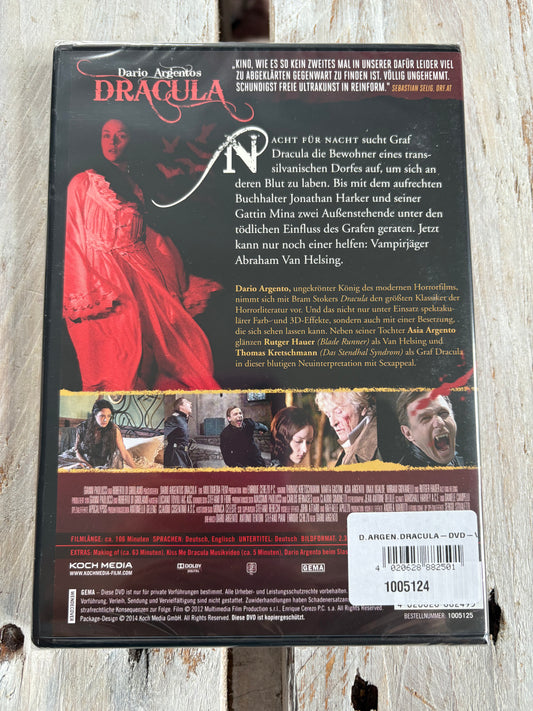 Dario Argentos Dracula DVD FSK18 Neu & OVP