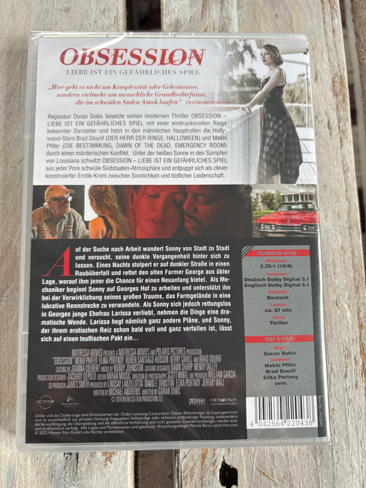 Obsession - Liebe ist ein gefährliches Spiel DVD Neu & OVP