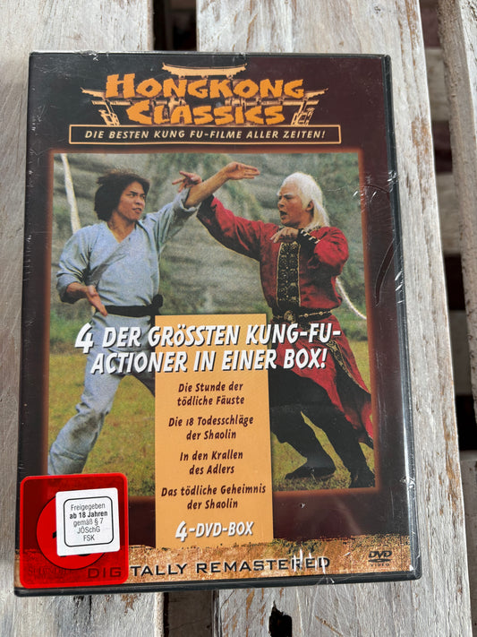Hong Kong Classics - 4 Karatefilme - 4-DVD-Box FSK18 Neu & OVP