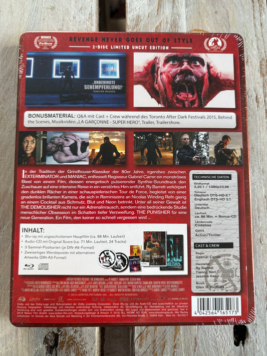 The Demolisher - Uncut/Limited FuturePak/Steelbook (+CD-Soundtrack) [Blu-ray] Neu & OVP
