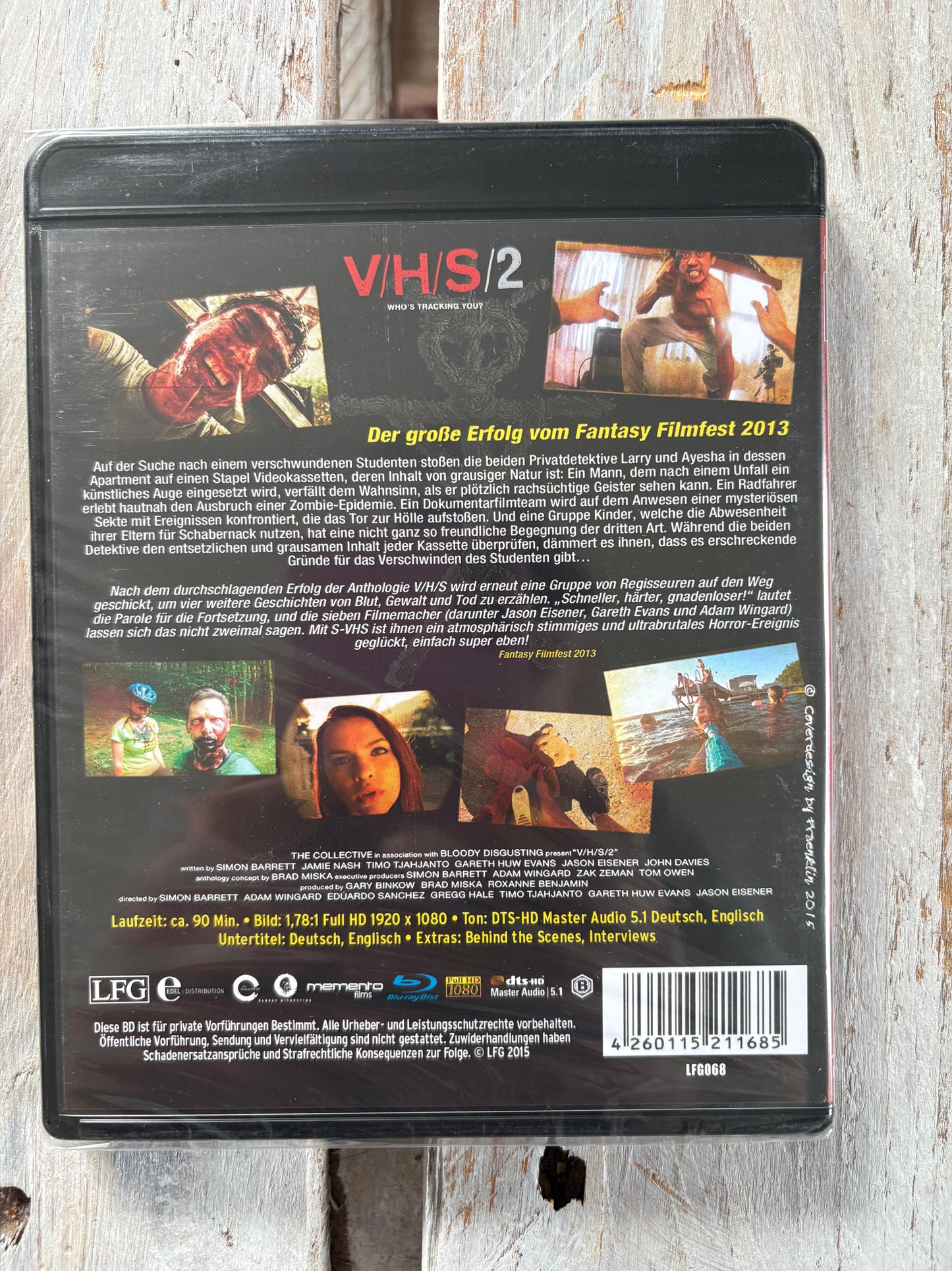 V/H/S 2 - Who's tracking You? - Uncut [Blu-ray] FSK18 Neu und OVP
