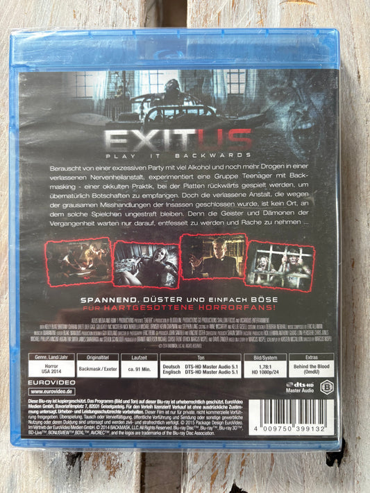 Exit Us: Play it Backwards [Blu-ray] FSK18 Neu & OVP