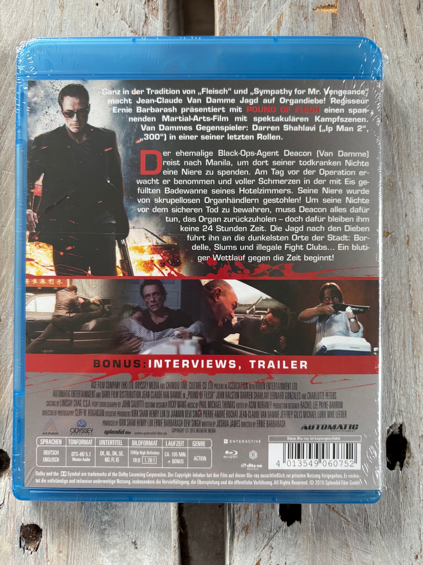 Pound of Flesh [Blu-ray] FSK18 Neu & OVP