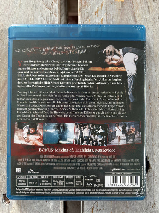 Death Bell - Tödliche Abschlussprüfung - Uncut [Blu-ray] FSK18 Neu & OVP