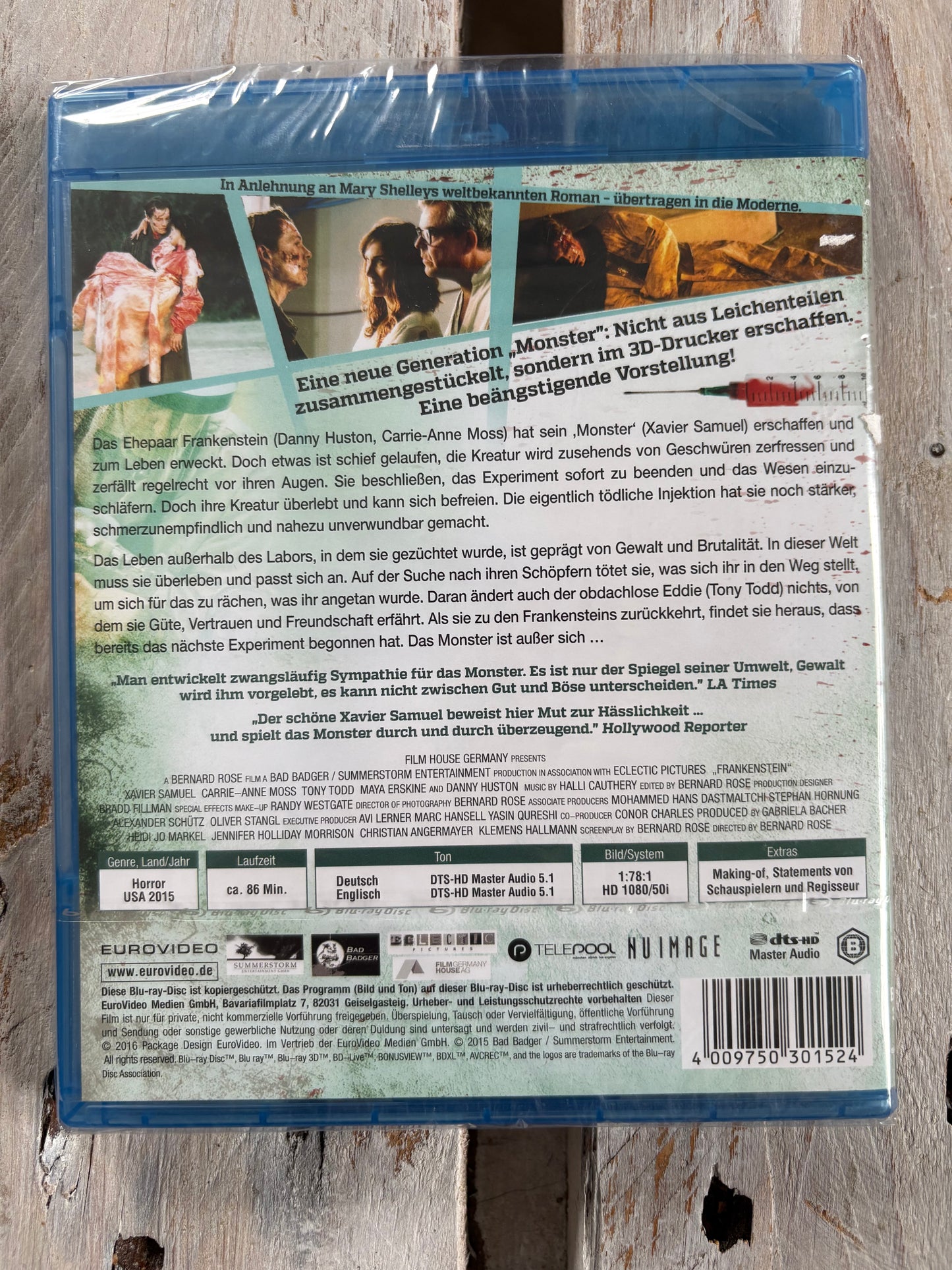 Frankenstein - Das Experiment [Blu-ray] FSK18 Neu und OVP